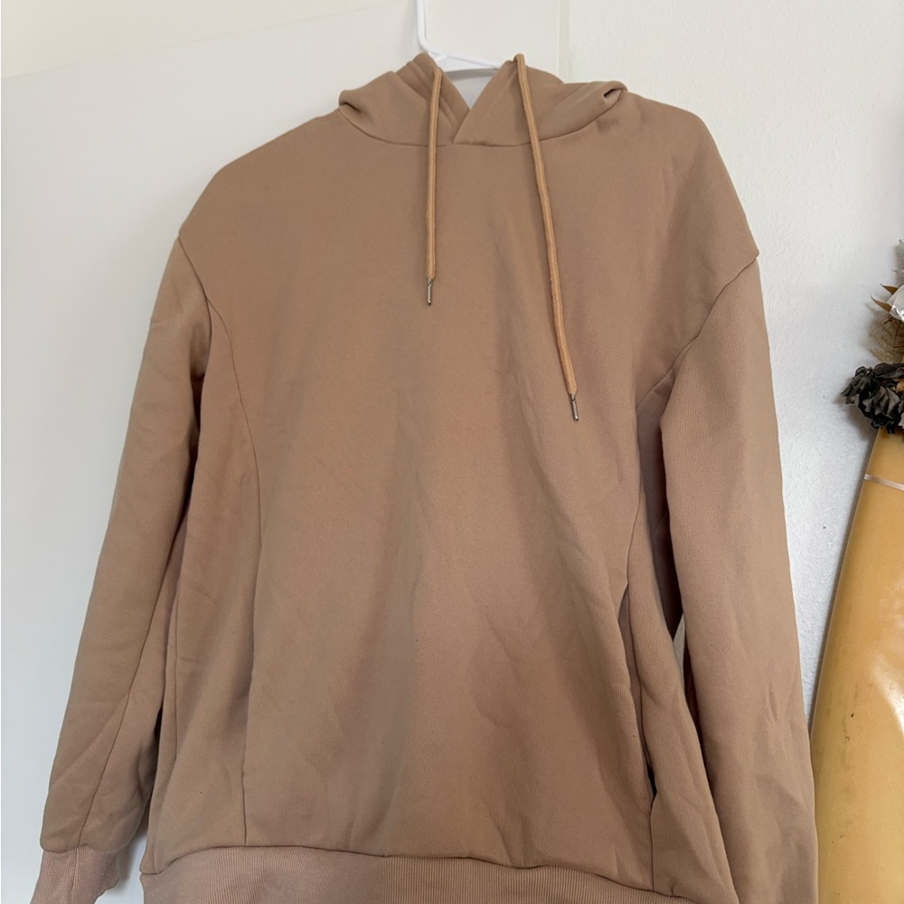 SHEIN Tan Hoodie and sweat set